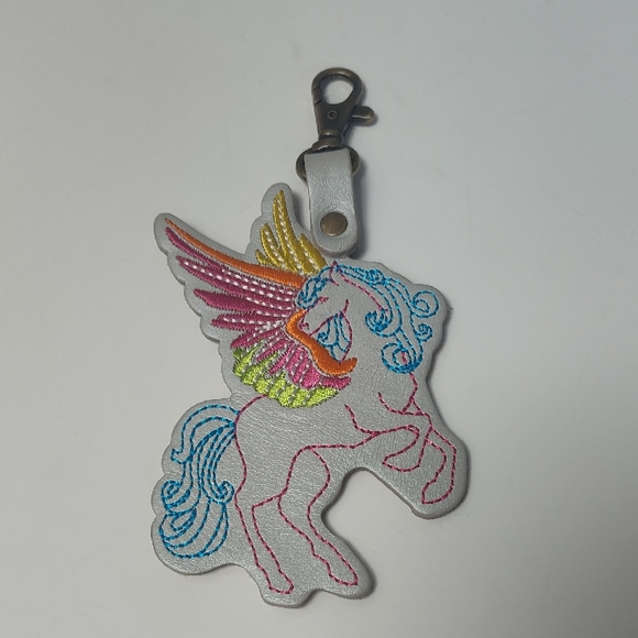 Portland Leather Handbags - Portland Leather Pegasus Keychain